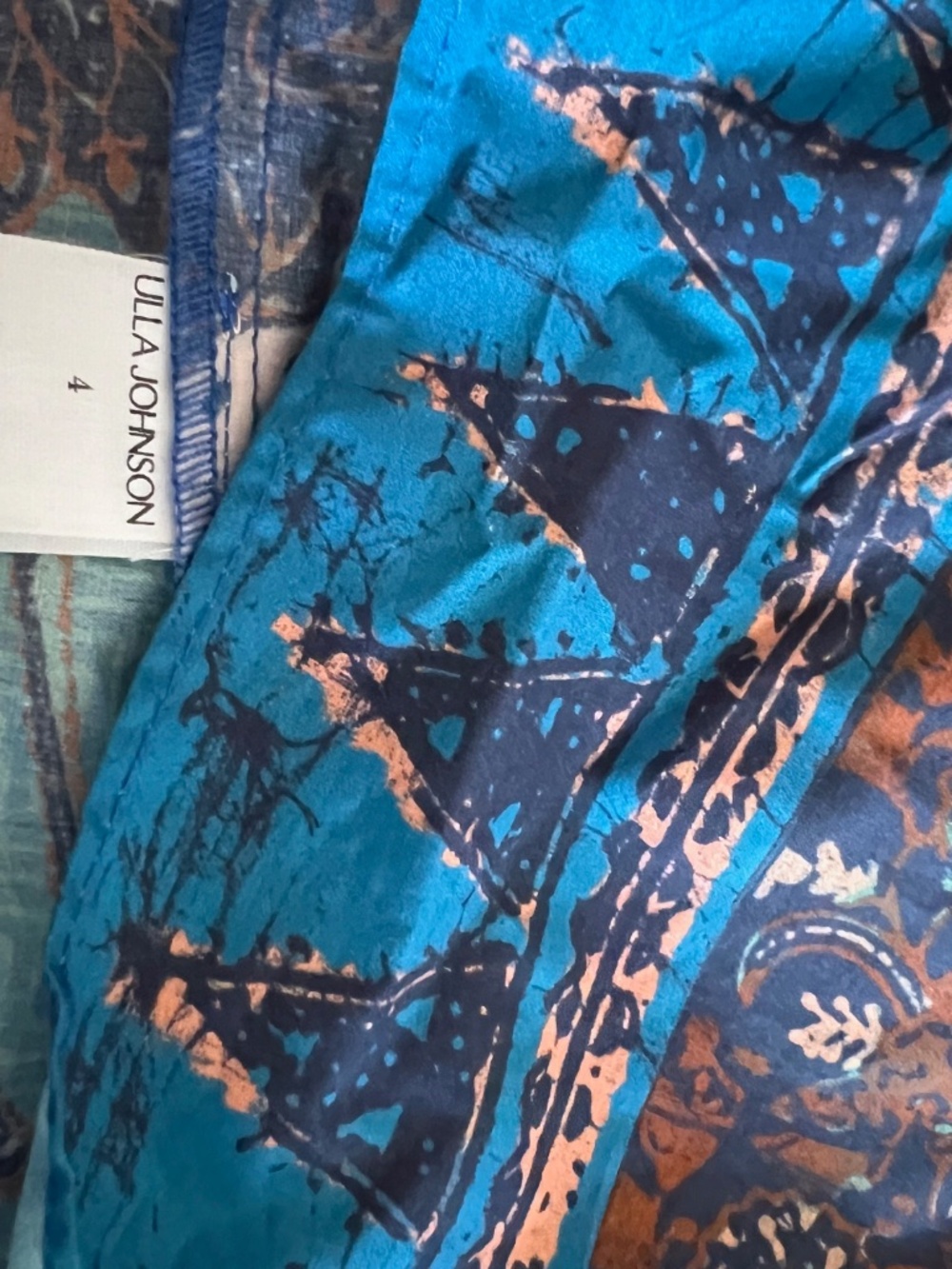 Ulla Johnson Amira Midi Dress in size 4, color blue lagoon - Picture 10 of 10